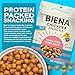 BIENA Chickpea Snacks - Crunchy Roasted Chickpeas - High Fiber Vegan Protein Snacks for Adults and Kids - Individual Pack - Himalayan Pink Salt
