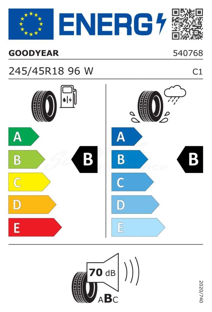 Image secondaire de Goodyear Eagle F1 Asymmetric 3 FP - 245/45R18 96W - Pneu Été