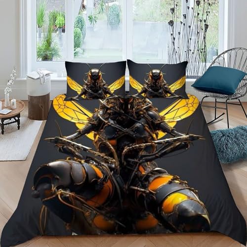 Housse de couette lit King infroissable et facile à laver pour les filles - 3