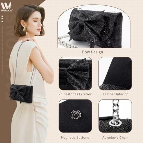 Image of Sparkling Rhinestones Evening Bag Formal Crystal Clutch Purse for Women Ladies Evening Purse for Dinner