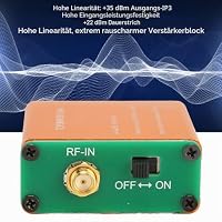 Rauscharmer 0,1 MHz 6 GHz Verstärker, 20 dB LNA Verstärker mit Hoher Verstärkung für Kurzwelle, UKW Radio, HF Leistungsvorverstärkermodul, SMA Buchse(Lieferung mit eingebauter Batterie) – Ansicht 3