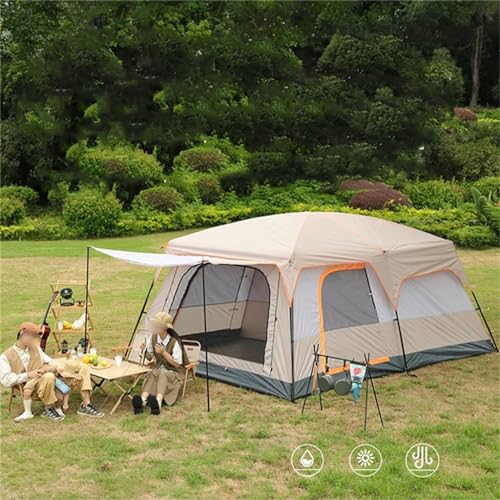 Carpa Familiar para Camping 2 Personas Resistente a la Lluvia miniatura 2