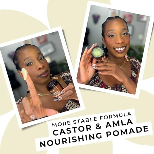 Castor and Amla Pomade Qhemet Biologics routine coiffage afro