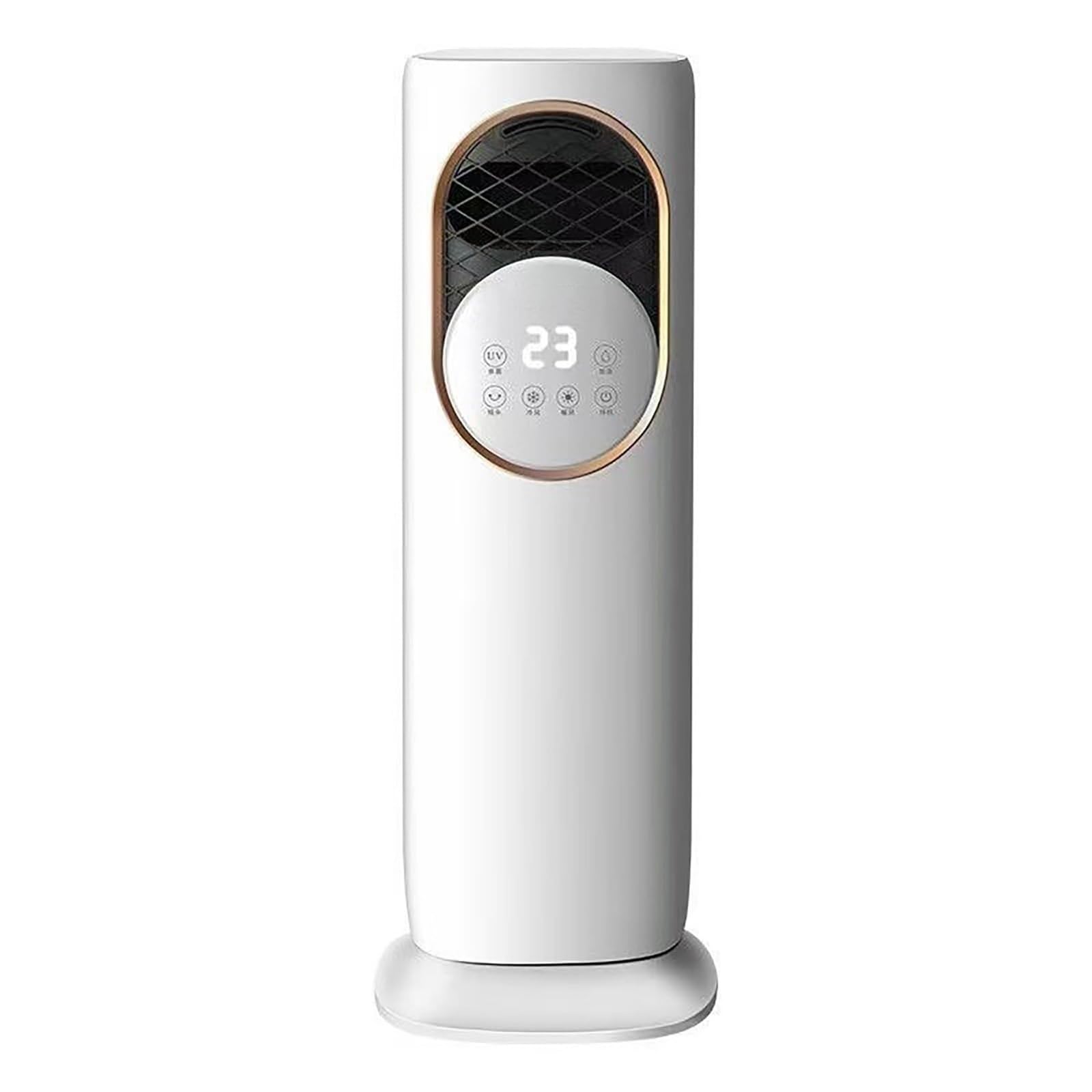 Airconditioning Portable Unit, 3 Velocidades, Control Táctil, Doble Función de Aire Caliente y Frío para el Hogar, Dormitorio