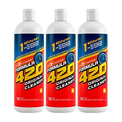 Formula 420 Glass Metal Ceramic Pipe Cleaner 12 Oz. 3 Pack Cover