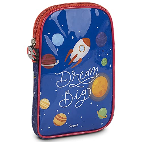 SKPAT - Porta Bocadillos Infantil Termoinsulado. Bolsa Merienda.Porta Bocadillos., Azul