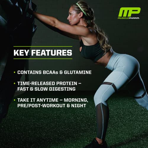 Musclepharm Combat Protein Powder, Banana Cream - 4 Lb - Gluten Free - 52 Servings #TOP4