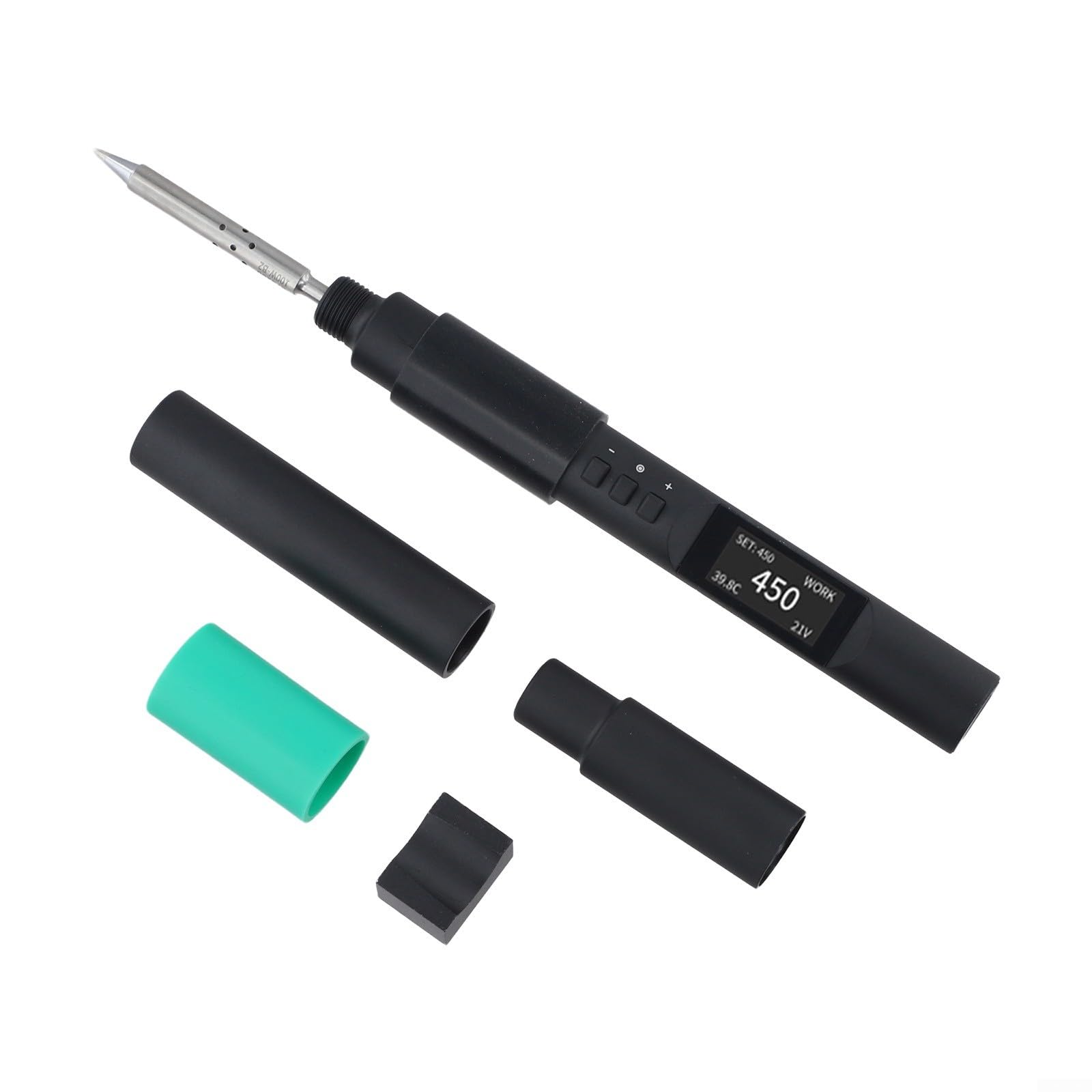 Soldador inteligente TS101/PTS200 con pantalla OLED de 0,96 pulgadas, calefacción rápida de 121 W