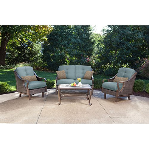 Better Homes Gardens Hawthorne Park Outdoor Wicker Lounge Chair Set Of 2 Brickseek