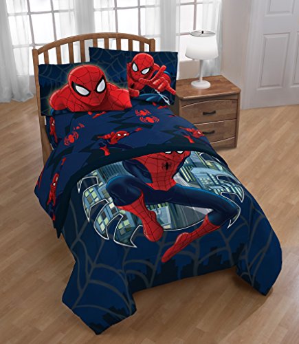 Spiderman parure de lit complète drap microfibre taille L linge de lit Marvel - 7
