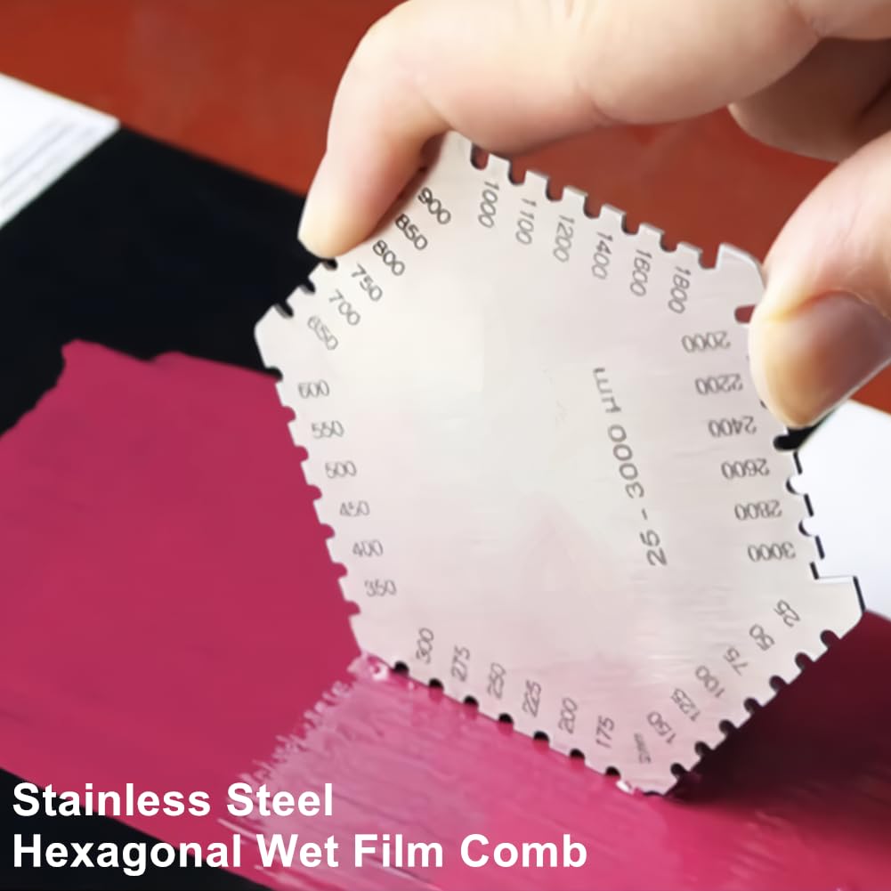 Jauge D'Epaisseur De Film Hmide En Acier Inoxydable (E112) Hexagon De