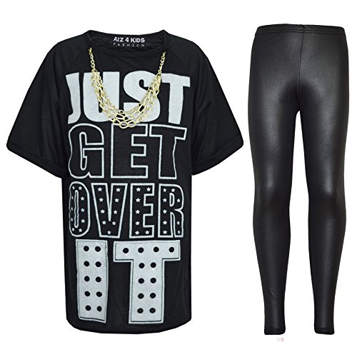 T-shirt et legging fille A2Z 4 Kids parfaits pour l'école et les loisirs des 7-13 ans