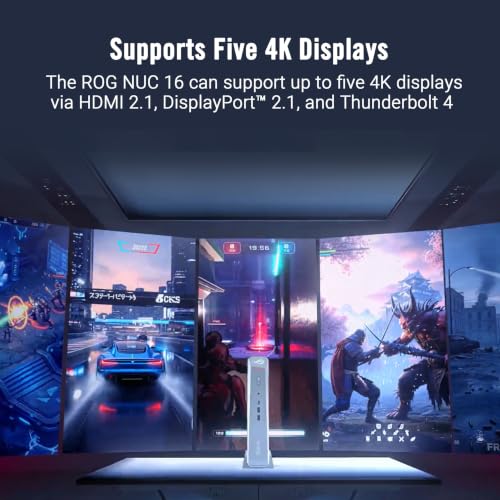 Image of ROG NUC 16 Gaming Mini PC, Core Ultra 9 290HX+, RTX 5080, 64GB RAM, 2TB SSD