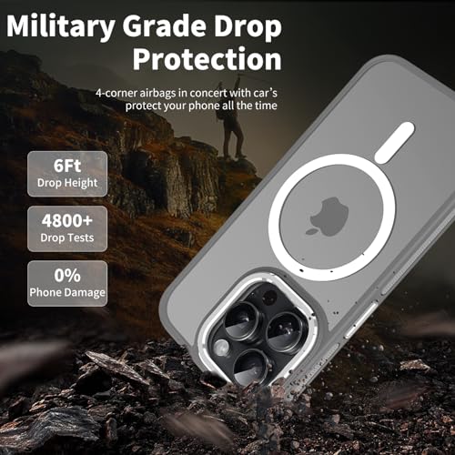 Coque magnétique pour iPhone 15 Pro, la protection mate idéale en déplacement