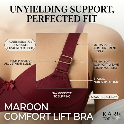 Image of Women's Nylon Lycra Lightly Padded Full Coverage Wirefree T-Shirt Bra Combo Pack of 3