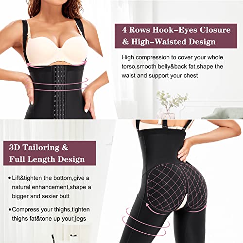 RDSIANE Bodysuit Shapewear for women Post Surgery compression garment Tummy control faja Thigh slimmer3