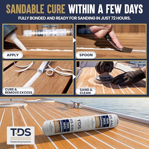Sellador Marino Teakdecking Systems 20oz Pasta Blanca miniatura 5