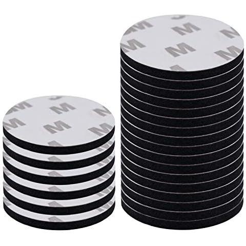 SACKORANGE 60PCS Black Double Sided Foam Tape Cover