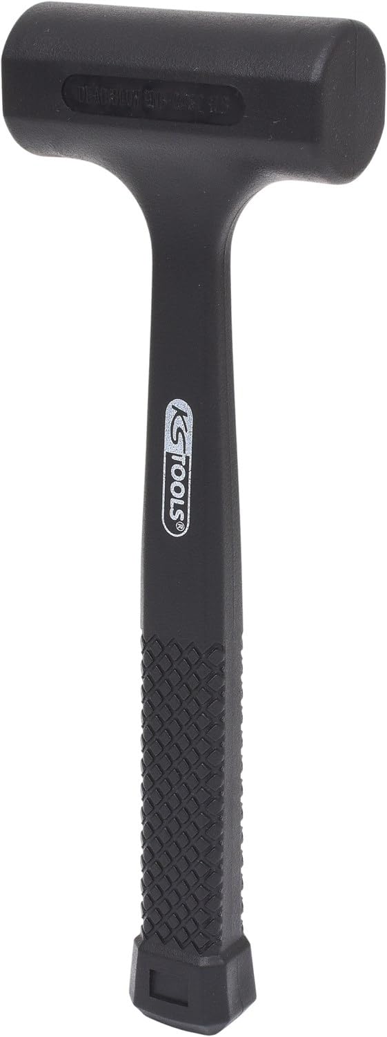 KS Tools 140.5254 Mazzuola in Gomma, Antirimbalzo, in Solido Poliuretano-Fibra di Vetro, Peso 690 G