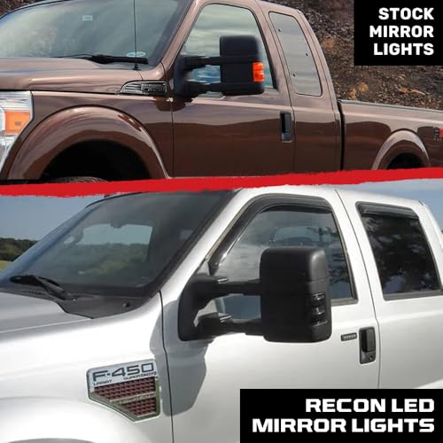 Lentes espejos laterales LED ámbar Ford Super Duty 08-16 miniatura 2