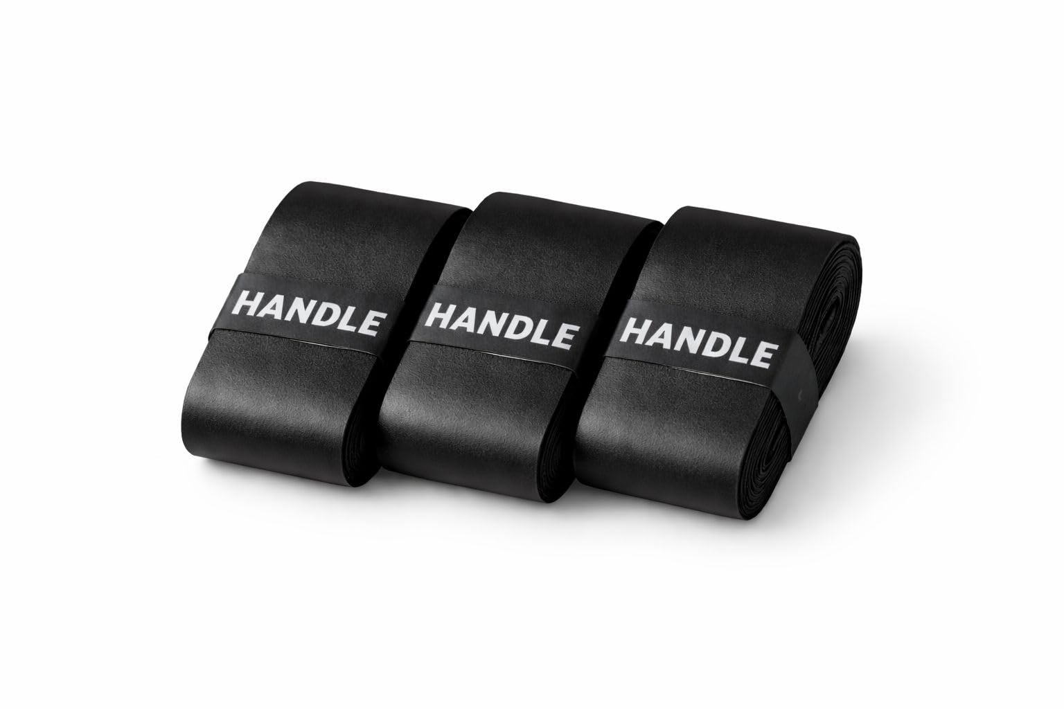 Overgrips for Pickleball, Badminton, Tennis, Paddle Rackets Pack of 3 (Black)
