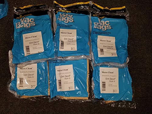 9 Royal Type Q Bag Generic Allergen Vacuum Bags