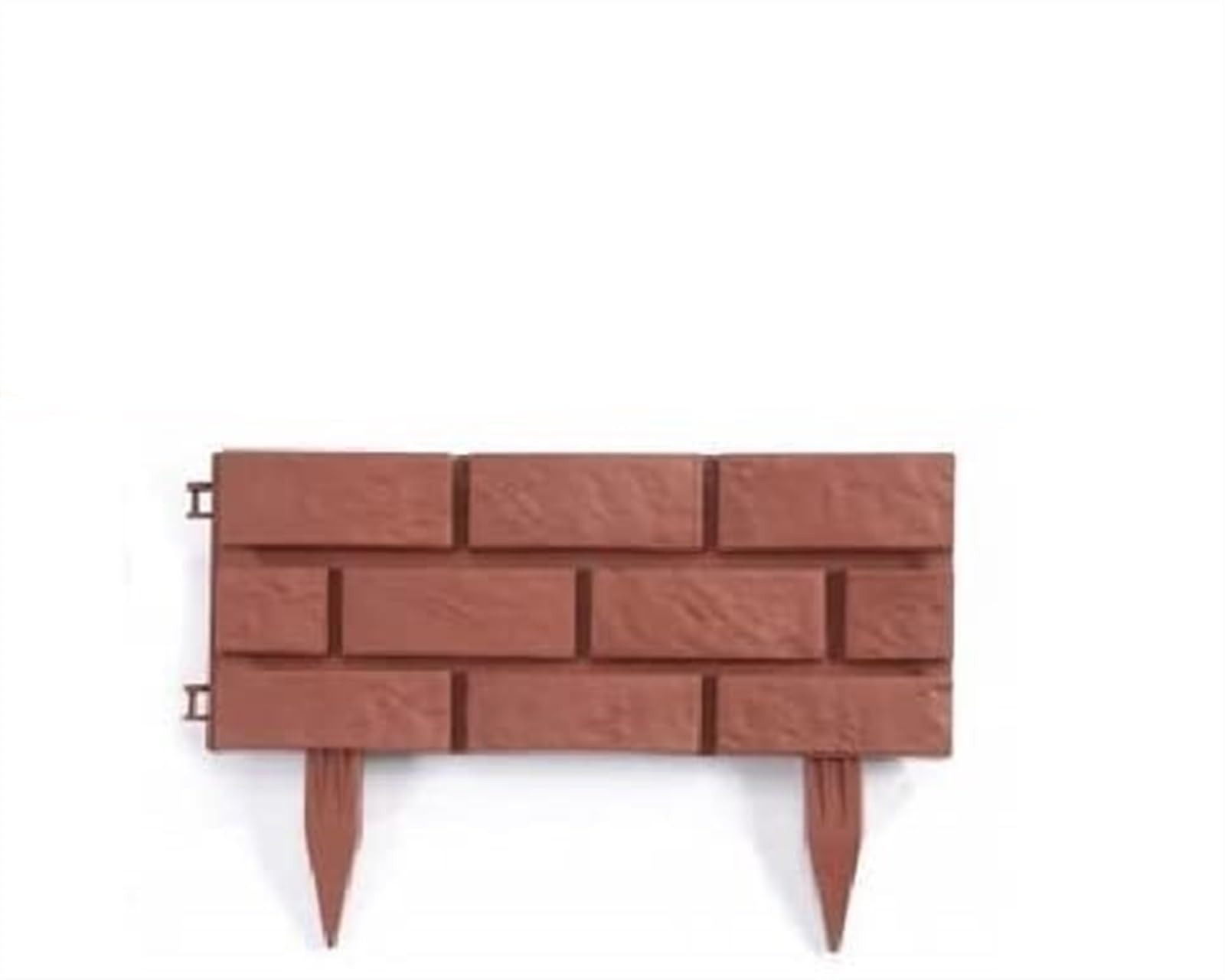 Confezione Da 8 Bordo Per Giardino Prato Effetto Pietra, Piante Da Giardino In Plastica Recinzione Flessibile Bordi Bordo Steccato Barriera Pianta Confinante Aiuola Ad Incastro Paesaggistiche ( Color