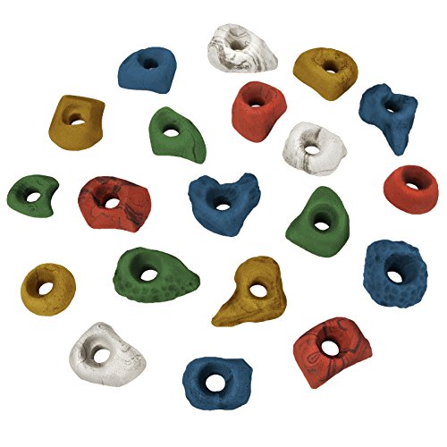 ALPIDEX Klettergriffe Größe S | Tritte | Kleine Klettersteine | 20 oder...
