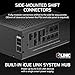 CORSAIR HX1200i Shift Fully Modular ATX Power Supply – Built-in iCUE Link System Hub, Native 12V-2x6 Cable, ATX 3.1 & PCIe 5.1, Side-Mounted Connectors, Cybenetics Platinum – Black