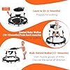 Baby Walker Foldable with 9 Adjustable Heights, Baby Walker with Wheels Portable, Infant Toddler Walker for Baby Boy Girls 6-18 Months (Black) #4