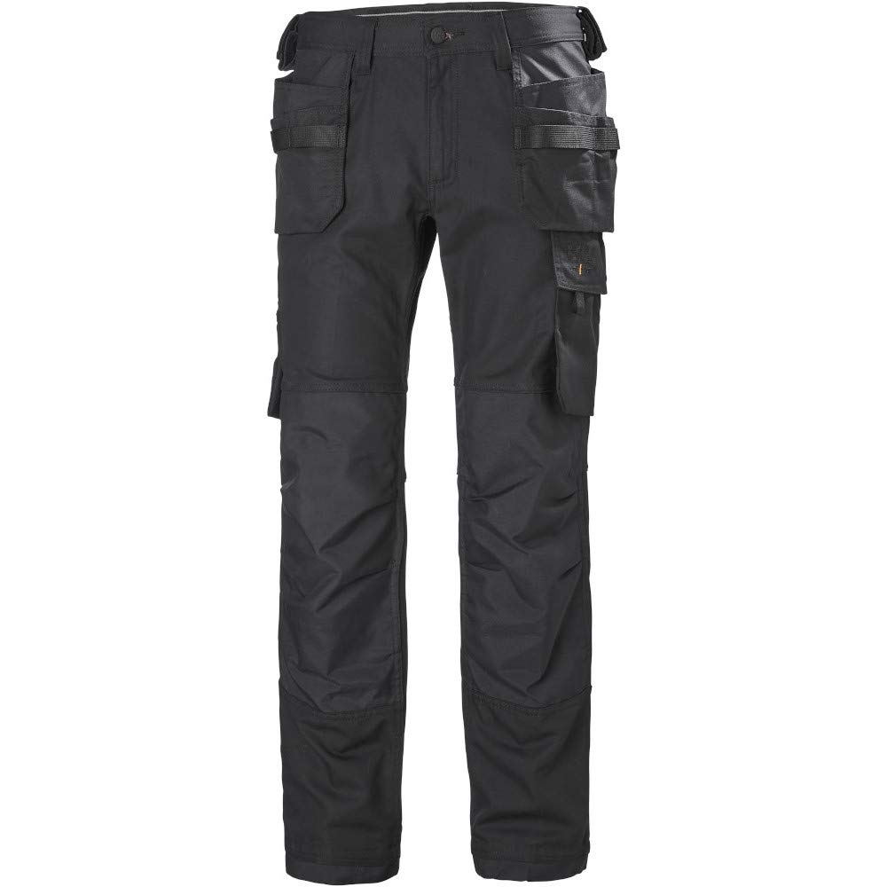 Helly Hansen Black 77461 2-Way Oxford Stretch Construction Pant Trouser