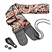 Guitar Strap, Unique"Azure Dragon" Shoulder Strap Includes Strap Button & 2 Strap Locks For Bass, Electric & Acoustic Guitars, by Rinastore (Azure Dragon)