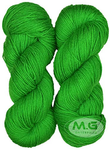 Image of Brilon Parrot (300 gm) Wool Hank Hand Knitting Wool /Art Craft Soft Fingering Crochet Hook Yarn, Needle Knitting Yarn Thread dye SM-WYIE
