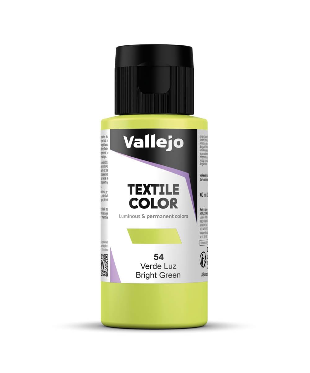 Vallejo Green Av : Textile Paint 60Ml Bright