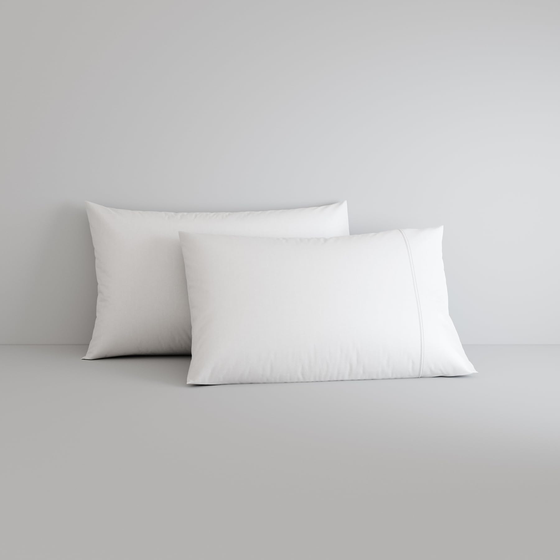 Sheridan Egyptian Cotton Sateen White Pillowcase/s Standard - Pair 50 x 75cm (2)