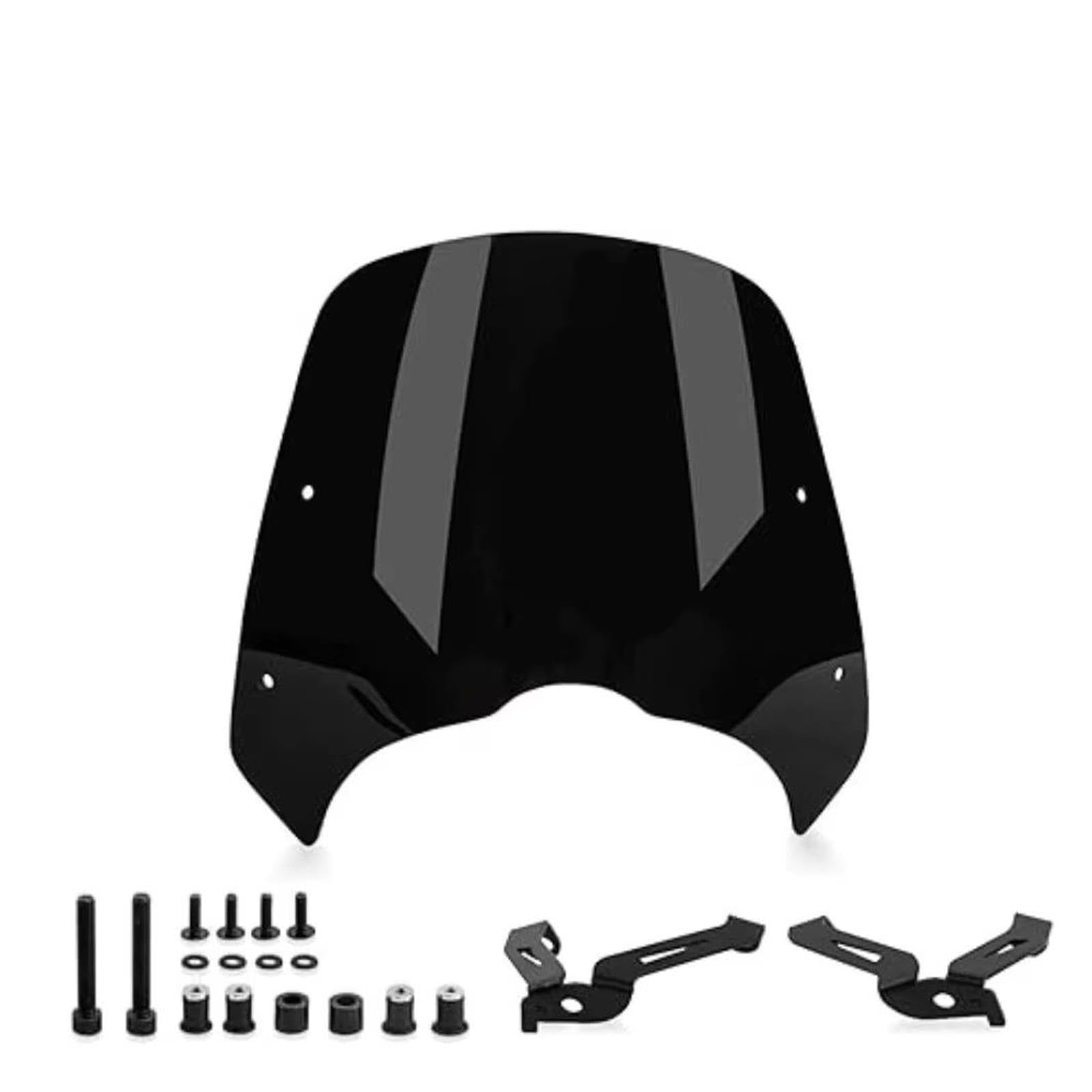 Parabrezza moto Accessori Per Parabrezza Moto | Per Kawasaki Per Vulcan 650 S650 VN650 EN650 2015-2022 Plastica ABS migliorata protezione contro vento