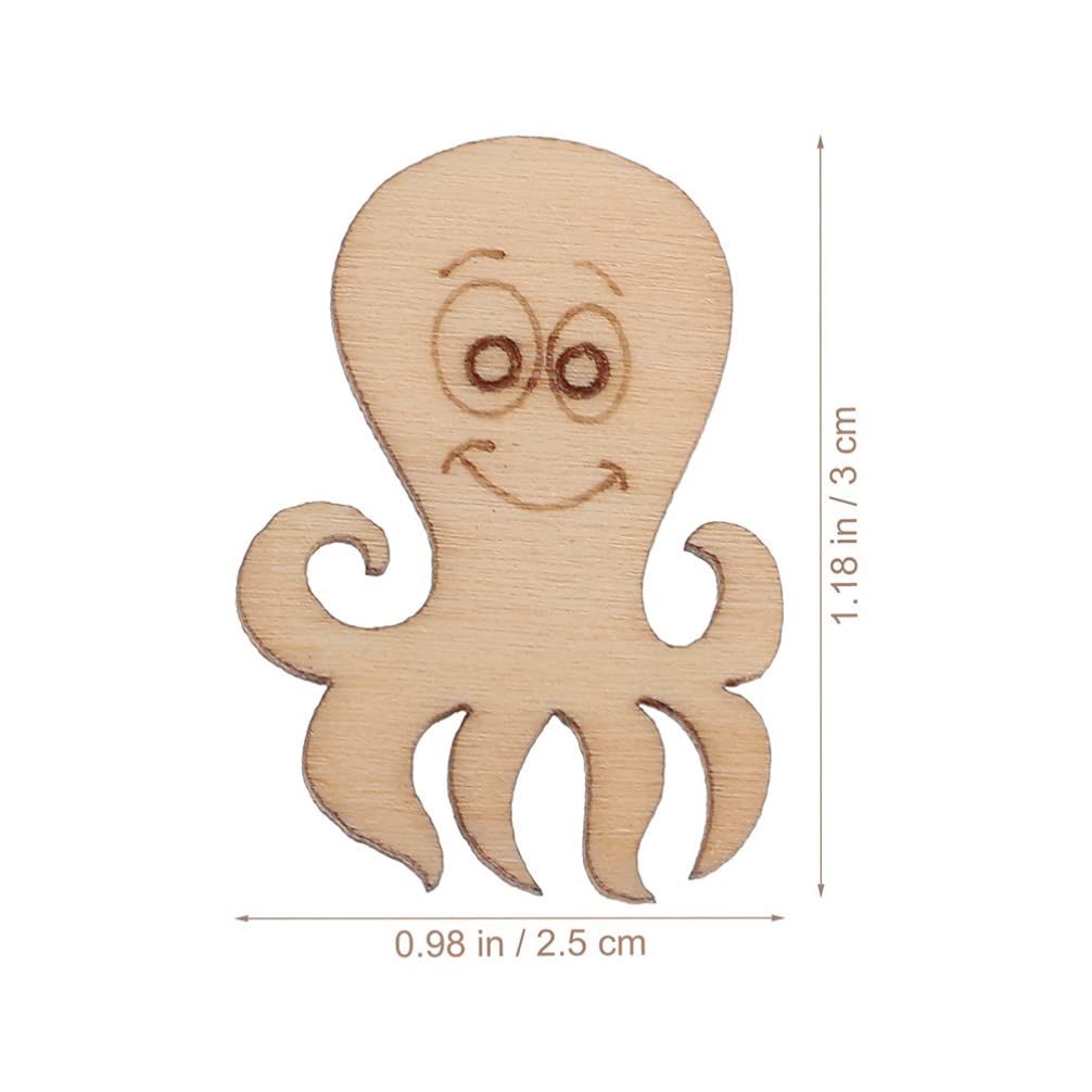 Amosfun Lot De 3 Découpes En Bois Sur Le Thème De Locéan Décorations Danimaux Pour Aquarium Projets 200 Pièces X 3