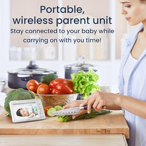 Babysense HD 5" Video Baby Monitor — No Wi-Fi, Closed-Loop RF, 20-Hour Battery — view 8