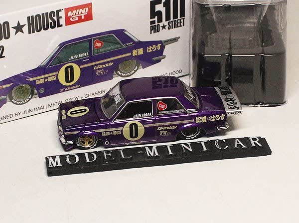 Amazon | Purple MINIGT 1/64 日産 Datsun 510 Pro Kaido House #0
