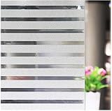 LMKJ Film de confidentialité pour vitrail - Sans colle - Pour décoration de fenêtre - Effet givré - A69 - 45 x 200 cm