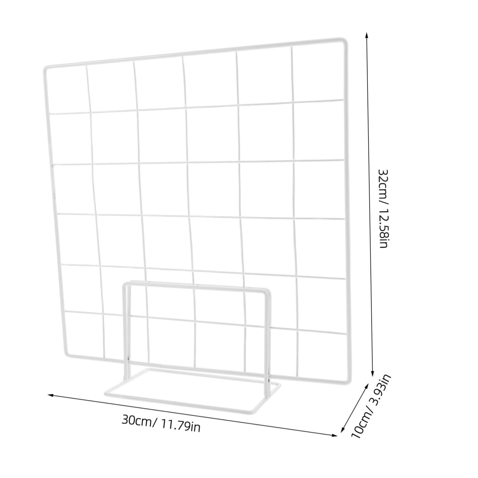 BESTYASH Multi-functional Wire Grid Display Rack for Art Area Market Stalls Photo Jewelry Display