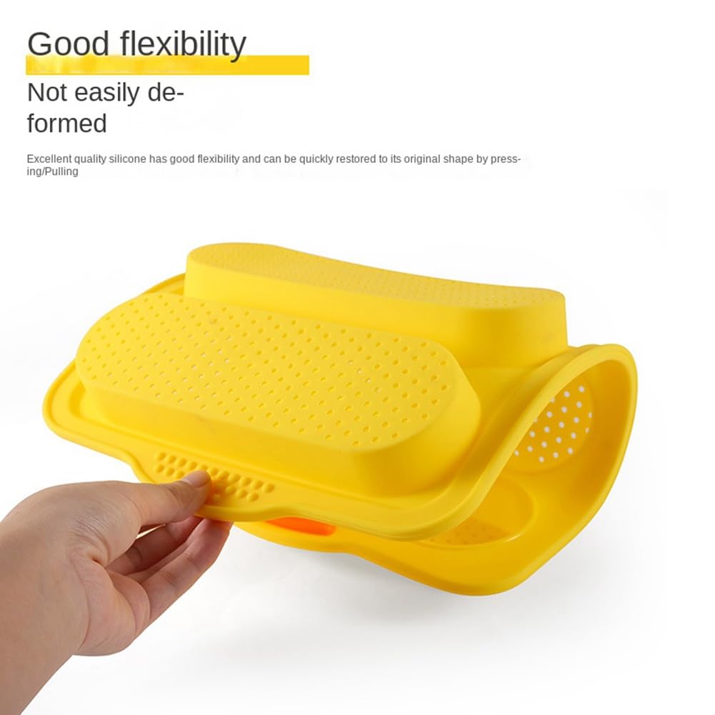 Bloepum 4-Slot French Cake Mold French DIY Small Bread Mold Non-Stick Easy-to-Release Baking Tray Pink