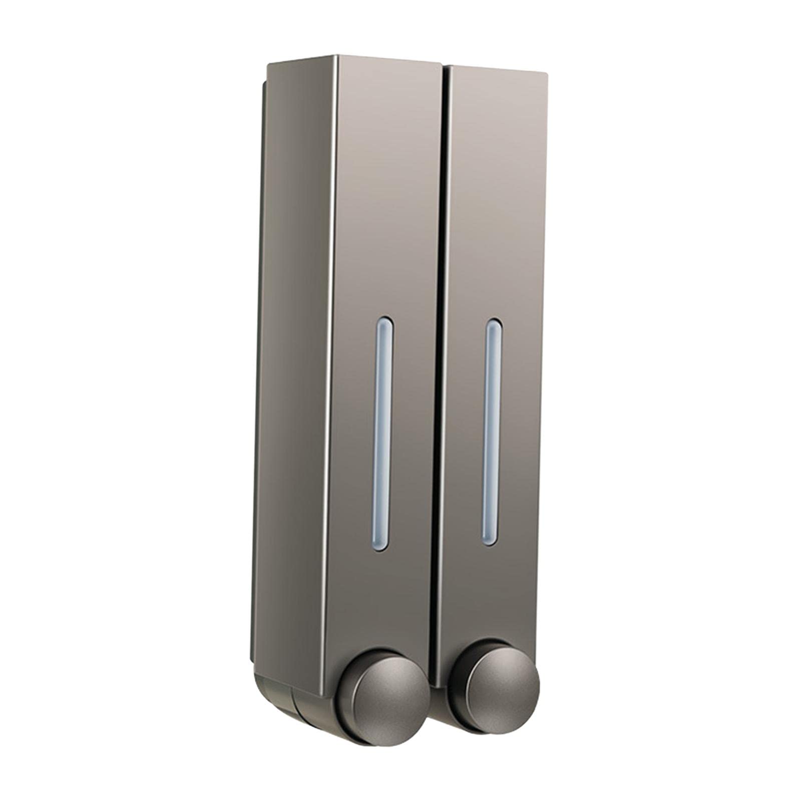 Dispensador de Jabón de Plástico para Montaje en Pared con Depósito, Ventana de Visualización. Ideal para Oficinas, Restaurantes, Aseos Y Baño,