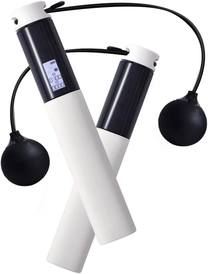 カウンター付き縄跳び縄跳び フィットネストレーニング用縄跳びデジタル加重 長さ調節可能な縄跳びカロリー計算 体重 タイマー ラップ カウンター付き縄跳び縄跳び フィットネストレーニング用縄跳びデジタル加重 長さ調節可能な縄跳びカロリー計算 体重 タイマー ラップ