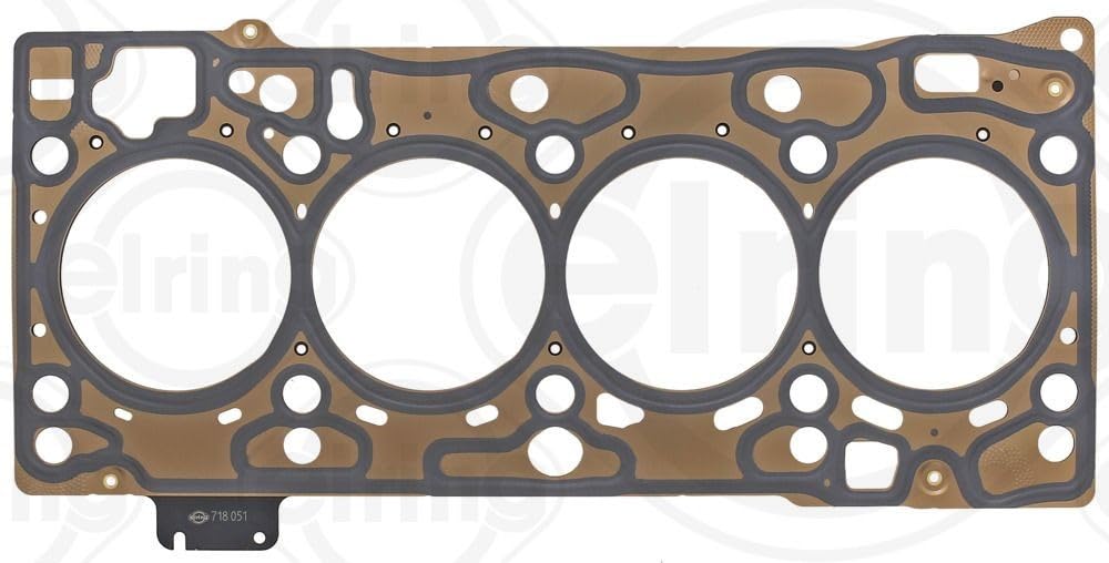 ELRING 718.051 Guarnizione testata Compatibilità con VW Golf 7 Hatchback 5G1, BQ1, BE1, BE2 T-Roc A11 TIGUAN AD1, AUDI A3 Sportback 8VA, 8VF, SEAT Leon Hatchback 5F1