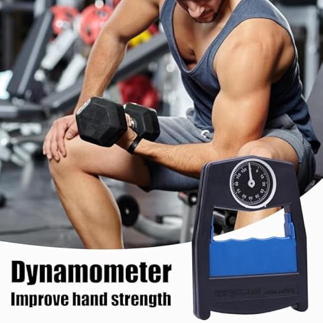 Training Grip Strengtheners, Hand Dynamometer Grip Strength Trainer, Hand Grip Strength Tester, Hand Grip Power Strength Meter Force Measurement Tool