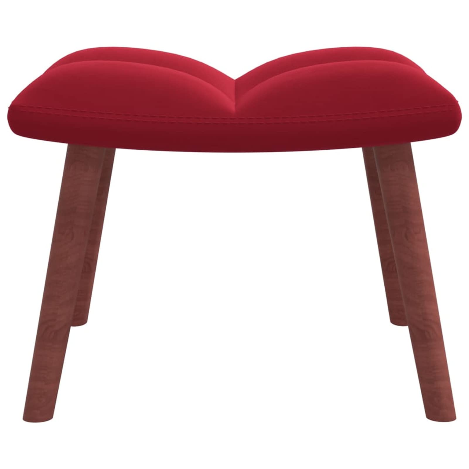 BaraSh Schaukelstuhl mit Hocker Samt Weinrot Sessel Wohnzimmer Sessel Mit Schlaffunktion