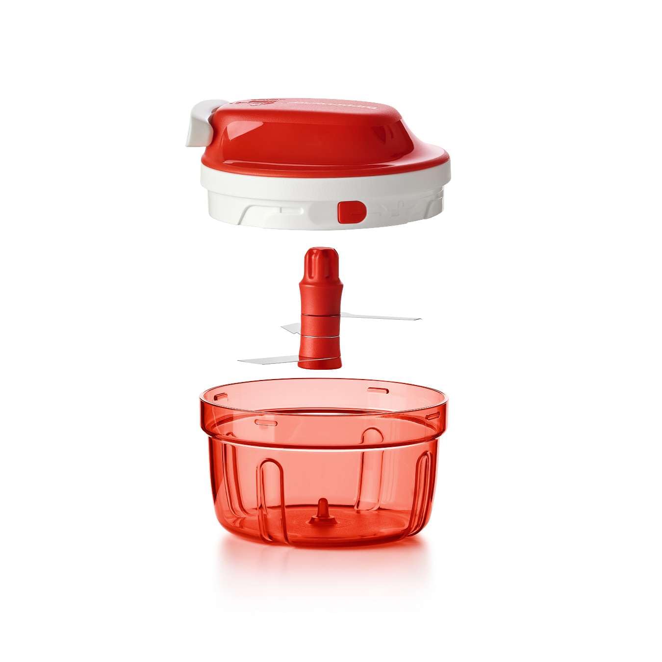 Tupperware SuperSonic Hachoir Mini, capacité de 300 ml, robot de cuisine manuel – ustensile de cuisine pour hacher les herbes, noix, ail, légumes