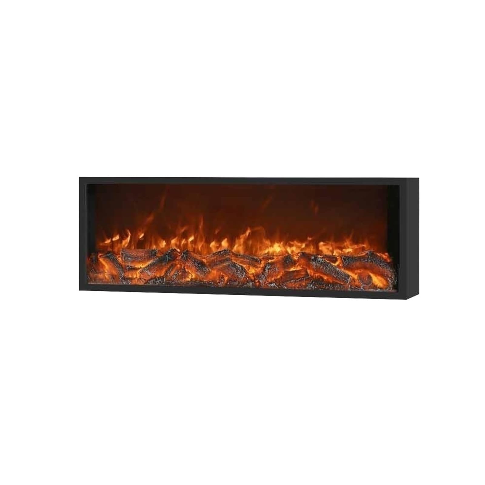 WANGHAI-666 Electric Fireplaces Fireplace Insert with Simulated Flame Design, Suitable for Living Room TV Cabinets and Home(Medium)