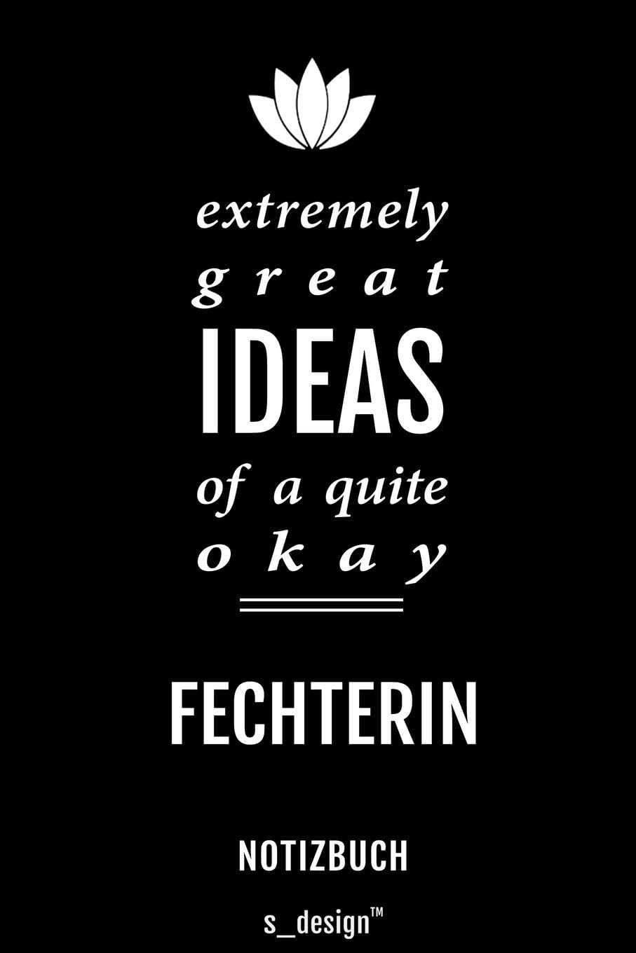 Notizbuch für Fechter / Fechterin: Originelle Geschenk-Idee [120 Seiten liniertes blanko Papier]